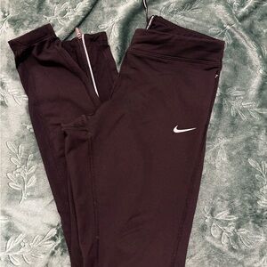 Nike Kids Dark Leggings with White Logo